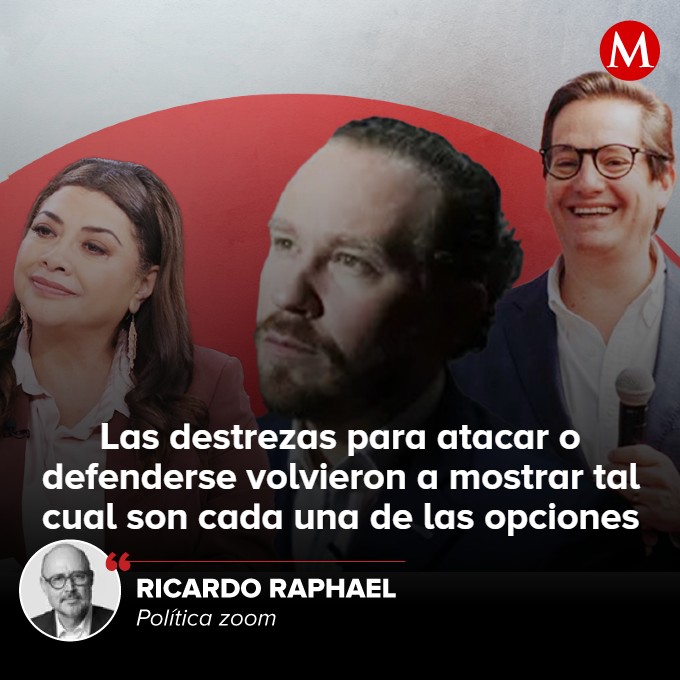 #PolíticaZoom | Las candidaturas punteras arrojaron todo lo que tenían a la mano para desprestigiar al adversario y el tercero en discordia aprovechó para colocarse por encima del batidillo. 🖋️ Lee la opinión de @ricardomraphael mile.io/3QcPs0w