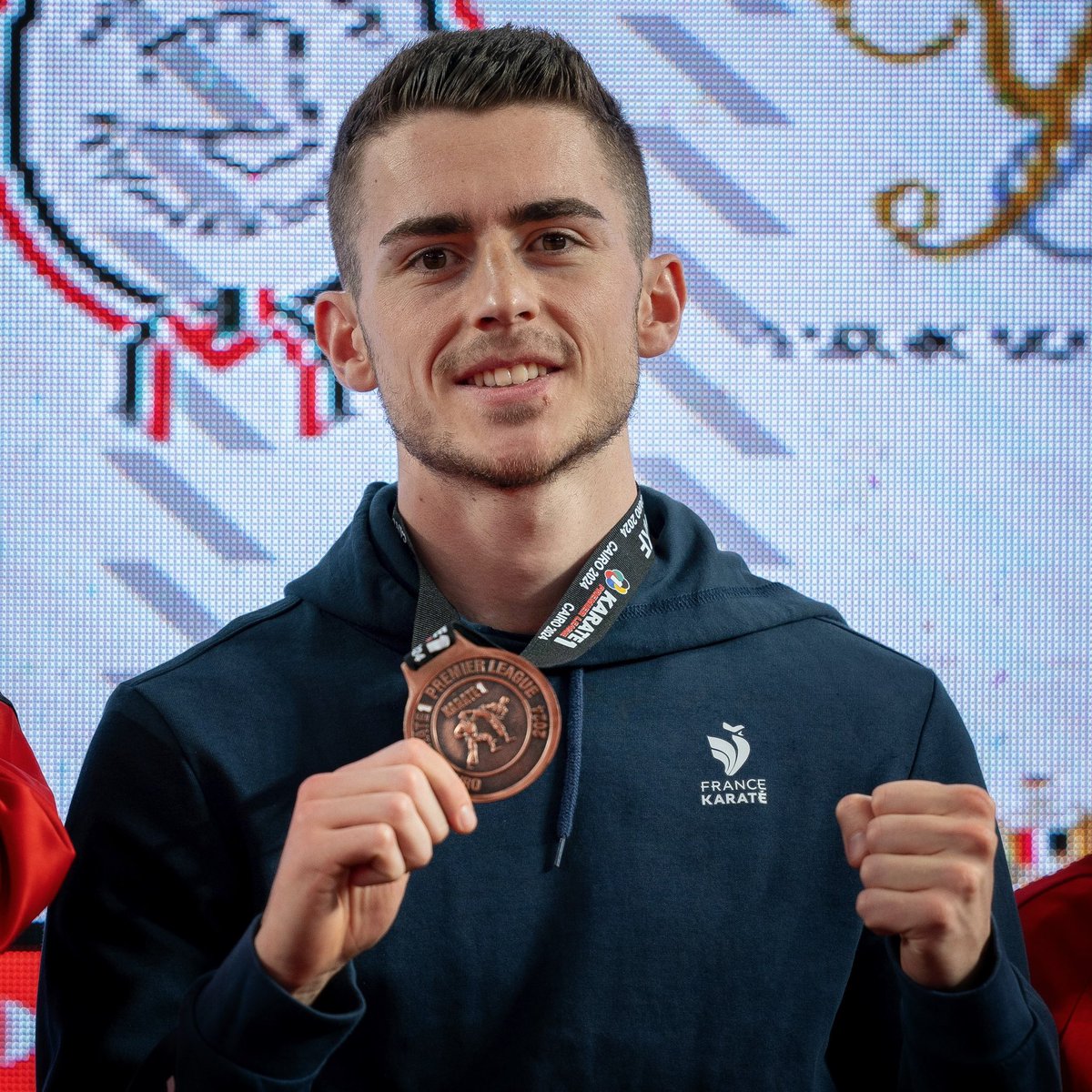 EnzoBerthon's tweet photo. Médaille de Bronze à la K1 du Caire 🇪🇬🥉

Merci à mes coachs et mon équipe ❤️

#sasageyo 

@ffkarate https://t.co/xtvhMkcTMR