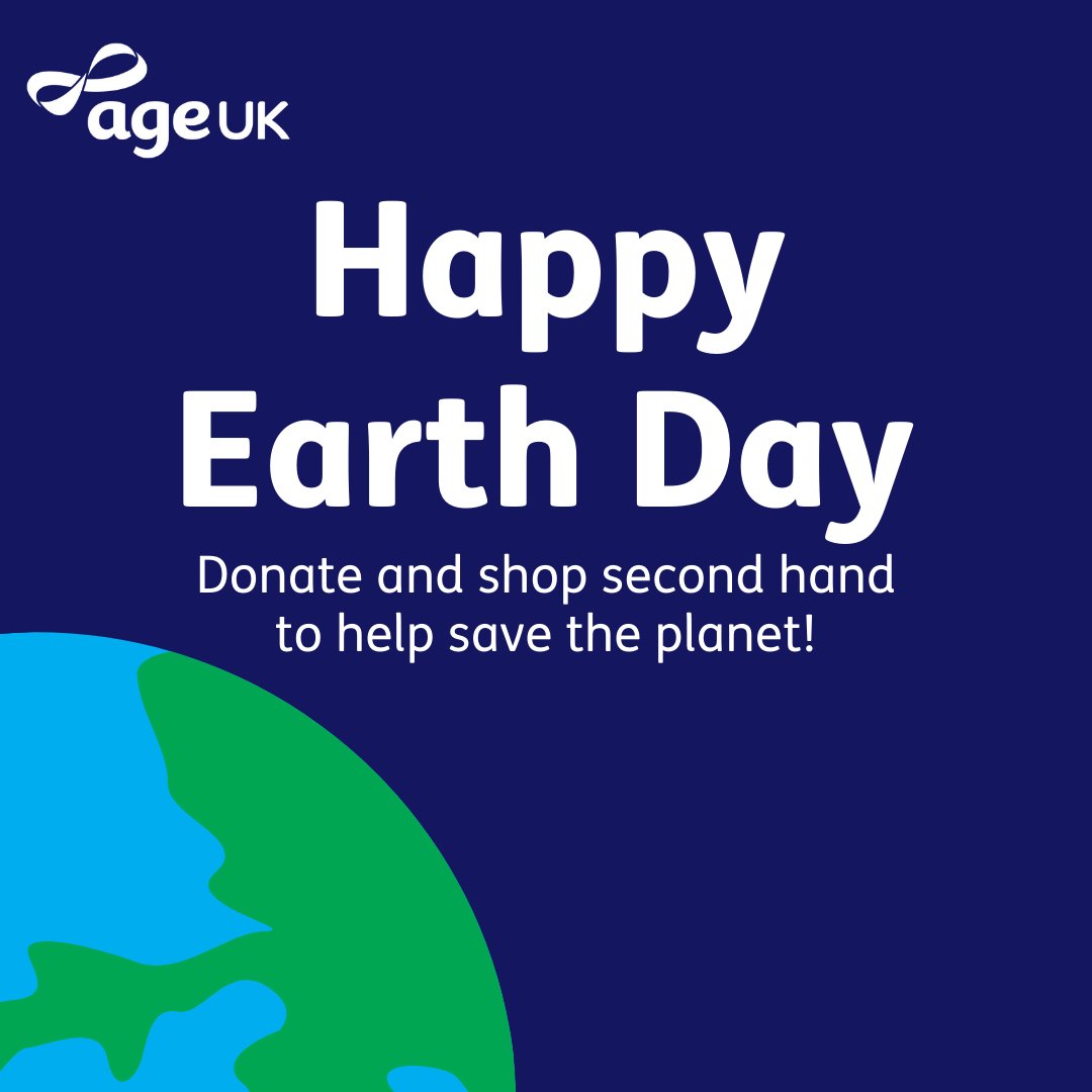 Our charity shops saved 13 million kg of CO2e, and avoided 1 million kg going into landfill so far this year. Celebrate #EarthDay with Age UK and discover a range of vintage and unique items in our shops, or donate your unwanted items: bit.ly/4b7XorZ