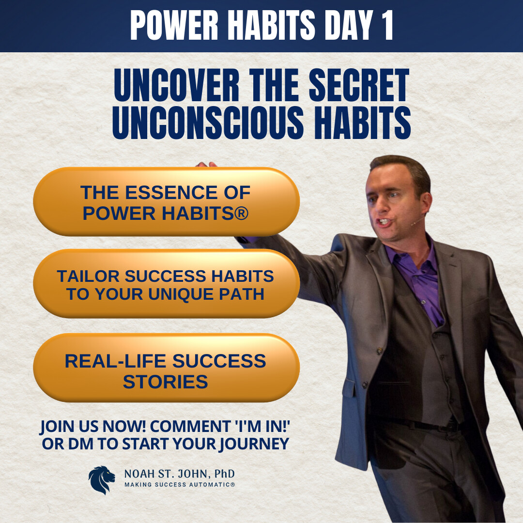 🌟 Kickoff Day 1 of the Power Habits® Challenge! 🌟

#PowerHabitsChallenge #Day1 #UnlockSuccess #HabitPower #SuccessHabits #EntrepreneurLife #BusinessGrowth #MindsetShift #BreakTheCeiling #LifeTransformation