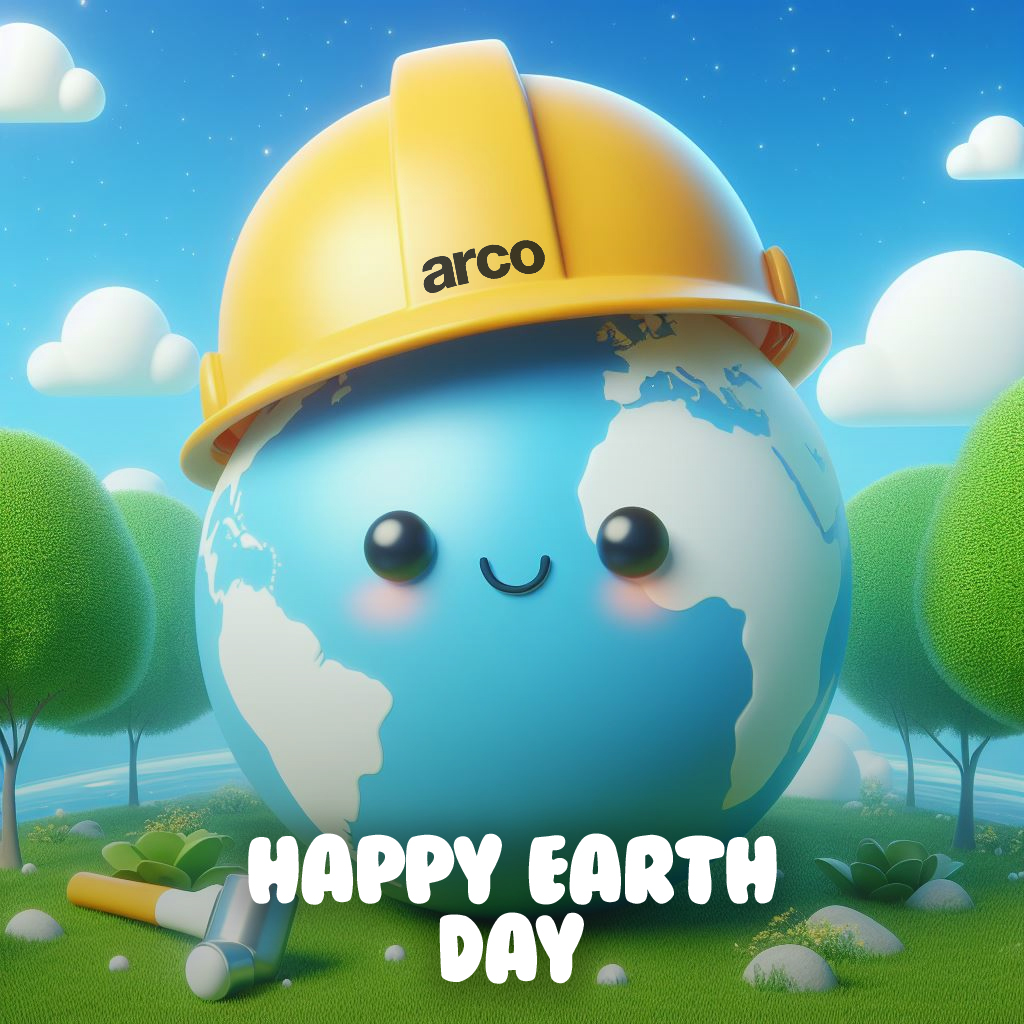 🌍 Happy #EarthDay! 🌱 Let's collaborate for a sustainable future. Together, we can protect our planet for generations to come. Join us at Arco in taking action today! #SustainableLiving 🌿