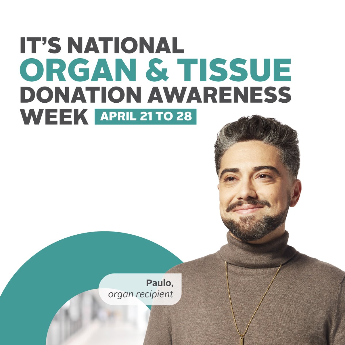 National Organ and Tissue Donation Awareness Week (NOTDAW) takes place April 21-27. It’s an opportunity to recognize those who have donated to save others, and celebrate those who have received lifesaving transplants. Learn more: blood.ca/organs-tissues