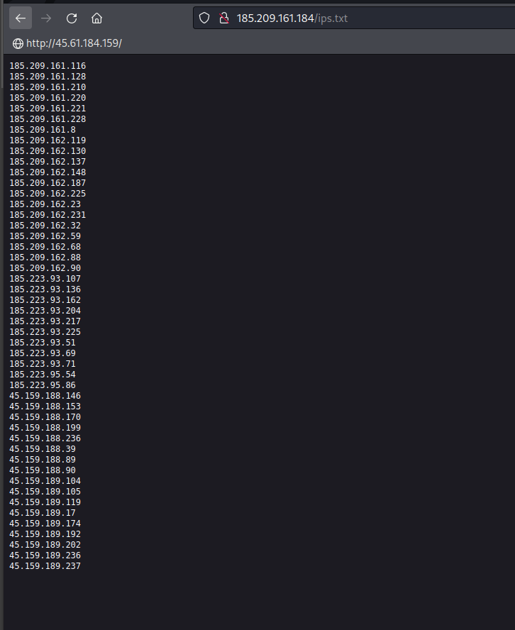 banthisguy9349's tweet photo. http://185.209.161.184/ #botnet #cybercriminal #ddosing #DDoS 

All ips in use are from https://t.co/KJmqBDRV5j @kingserverscom https://t.co/y4rV2zEUF6 https://t.co/JknfZcy8xC