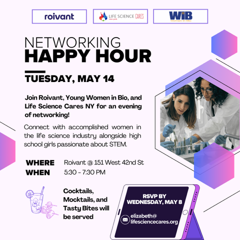 HYPOTHEkids (@hypothekids) on Twitter photo You're invited! <a href="/LS_CaresNY/">Life Science Cares New York</a> is hosting a Networking Happy Hour event on May 14th at 5:30 pm at Roivant! Attendance will be granted on a first-come, first-served basis, so we encourage you to RSVP to secure your spot. RSVP to elizabeth@lifesciencecares.org. You're invited! <a href="/LS_CaresNY/">Life Science Cares New York</a> is hosting a Networking Happy Hour event on May 14th at 5:30 pm at Roivant! Attendance will be granted on a first-come, first-served basis, so we encourage you to RSVP to secure your spot. RSVP to elizabeth@lifesciencecares.org.