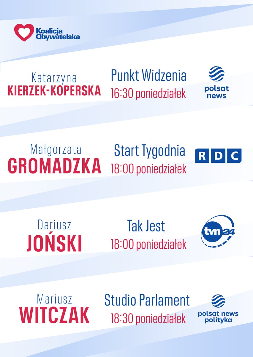 #POwMediach (22 kwietnia) @KierzekKoperska @GromadzkaMa @Dariusz_Jonski @mswitczak