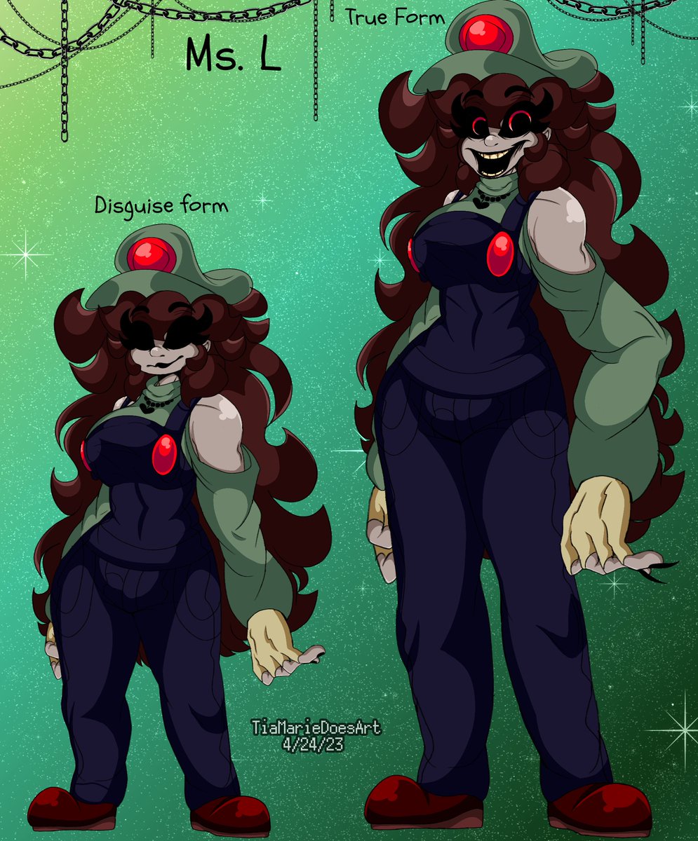 I finally finished updating this tall and lanky ass lady so she looks much better now. 

Also have the old one as well to show the difference between then and now.

#mariosmadness #mariosmadnessv2 #toolateexe #creepypasta #mrl #luigi #genderswap #genderbent