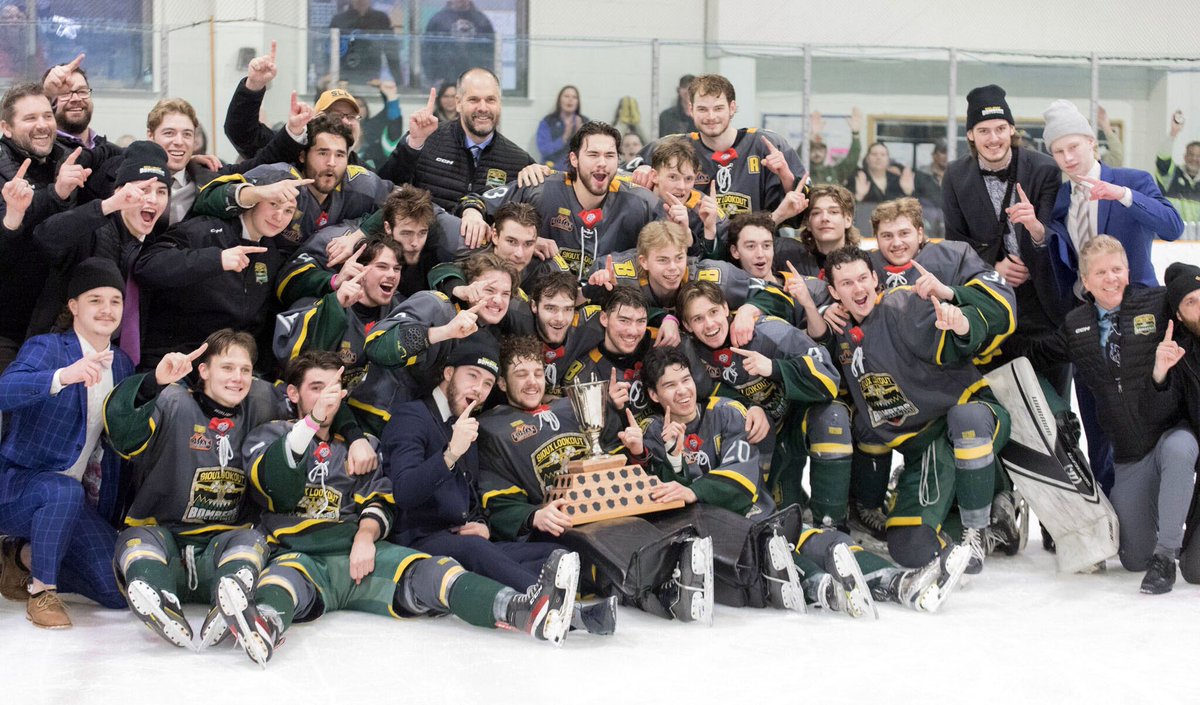 cjhlhockey's tweet photo. Waking up as Champions of the @SIJHL 🏆 Welcome the @SLBombers to the 2024 #CentennialCup!

#Road2Centennial | 📸 https://t.co/Xu7onT75lD https://t.co/SqXEtpzVcZ