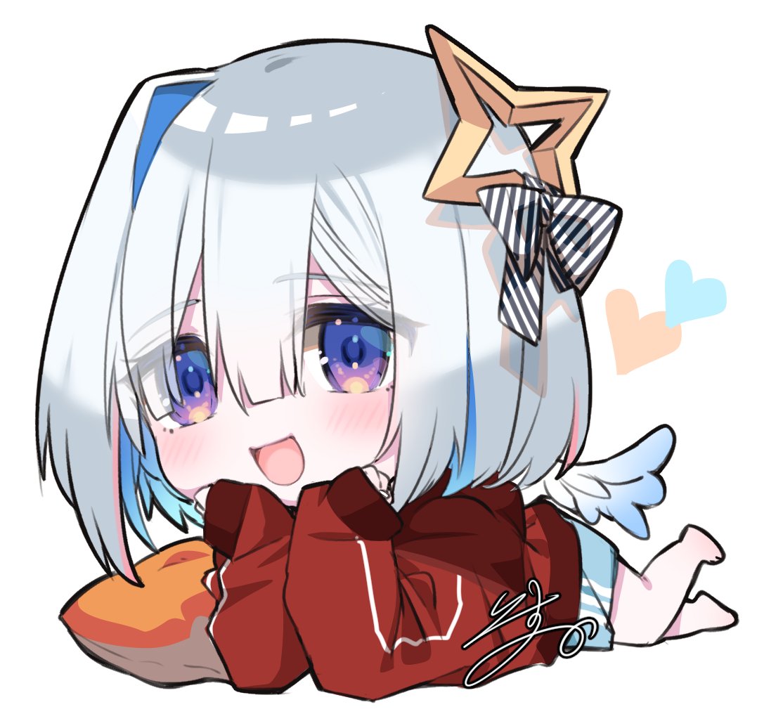 天音かなた ,桐生ココ 「かなたそおめでとうございますソロ画像探したら見事に全部絵柄バラバラで面白かった 」|いすか🐉🍕のイラスト