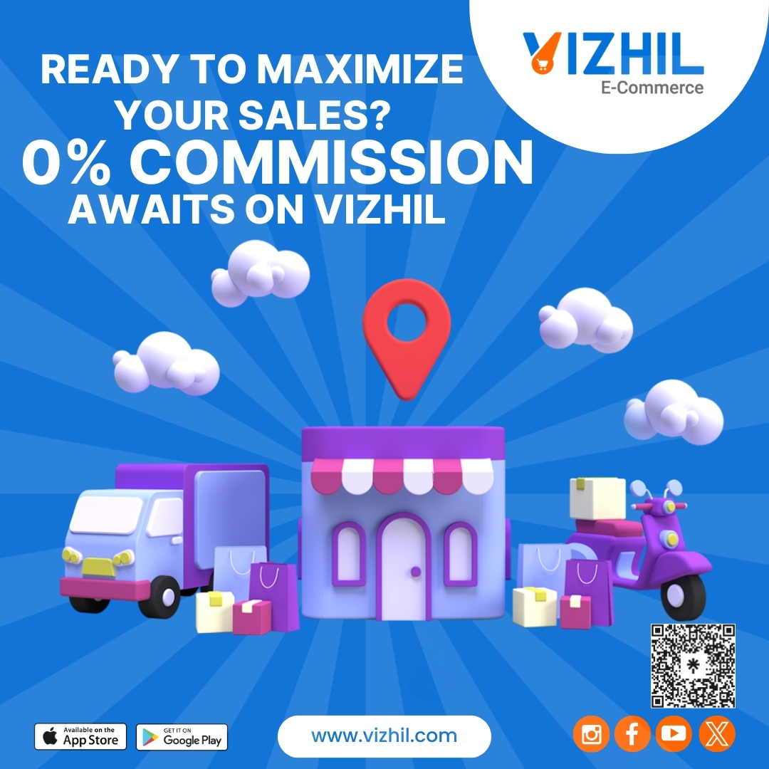 Seller-centric support, platform policies, Vizhil values your partnership and success.

Follow us on: linktr.ee/vizhilofficial

#onlinesellers #onlinebusiness #ecommercesolutions #DigitalCommerce #EcommerceGrowth #OnlineMarketplace #DigitalStorefront #earthday #RRvsMI