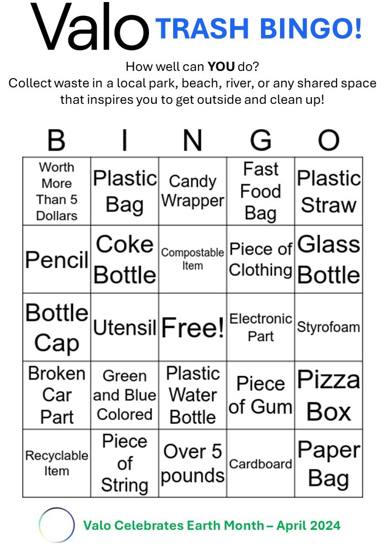 In honor of Earth Day 🌎 today, join our employees in completing Trash BINGO cards. It's a fun opportunity to collect waste anywhere you can make a difference. Enjoy the beautiful day! ☀ 🏞 🏖 💚 #earthday #earthmonth #cleanup #HappyEarthDay #intelligenthealth