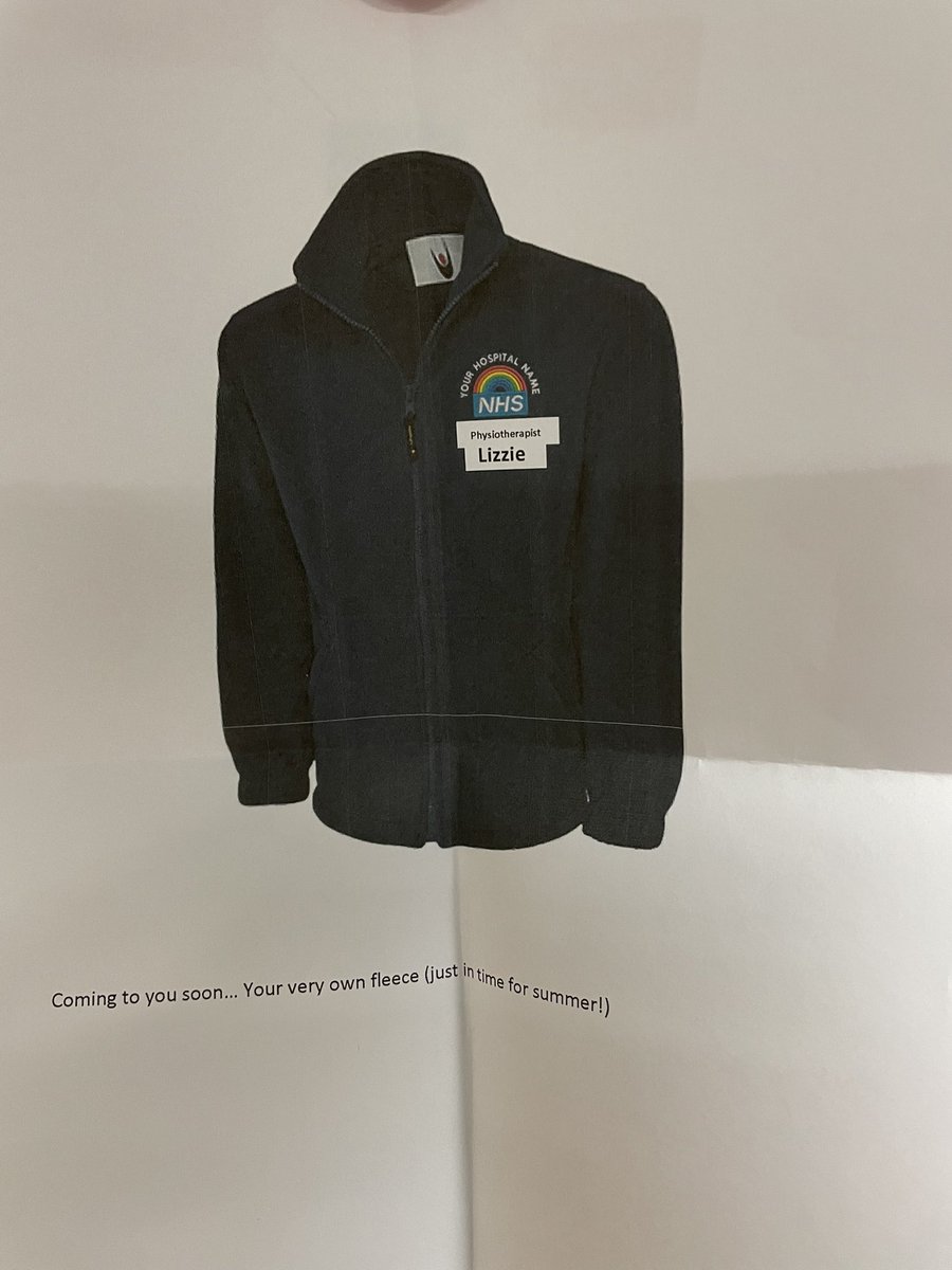 Band 6 rotation day gift - after 6 months of stealing my 6s fleece I’ve finally got my own!