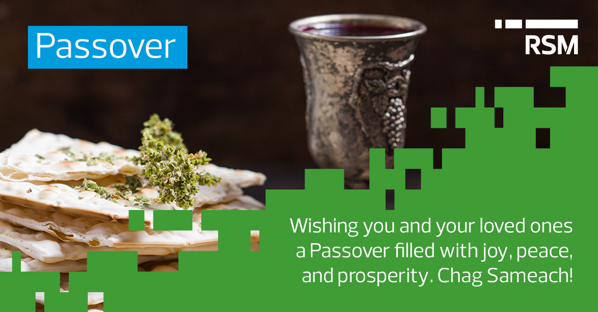 Chag Sameach to our colleagues, clients and friends around the world.