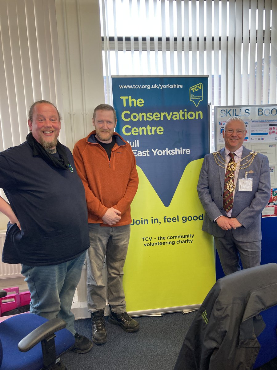 Rich and Ian attended the Employability and Volunteering Opportunity event at Britannia house in Hull last Tuesday, drumming up volunteers and meeting the Lord Mayor of Hull. #JoinInFeelGood