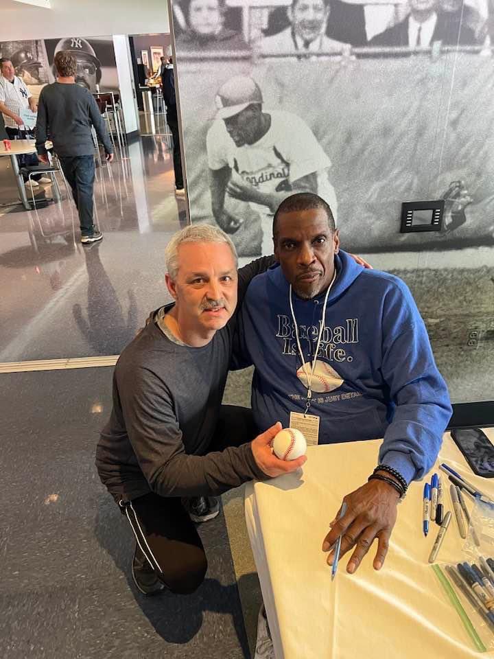 MintPros's tweet image. Another great, Mint Pros Meet &amp;amp; Greet Legends game with 300 happy fans. Thanks to, Tino Martinez, @DocGooden16 , Jim Leyritz, Bucky Dent and  special guest, @Giants QB Tommy DeVito.
