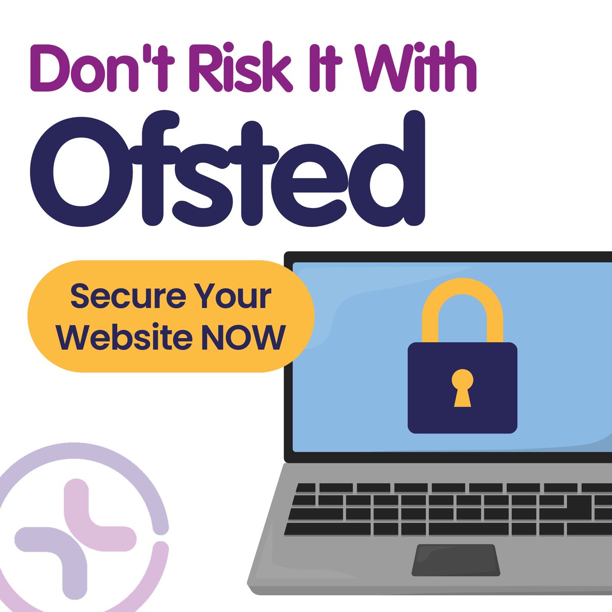 Did you know that Ofsted could / will check your website? Unsecure websites are flagged as unsafe and will diminish your credibility with Ofsted and prospective parents!

Don't be left in the dark, check if your website is secure HERE - bit.ly/44kp6xK
#ChildcareSetting