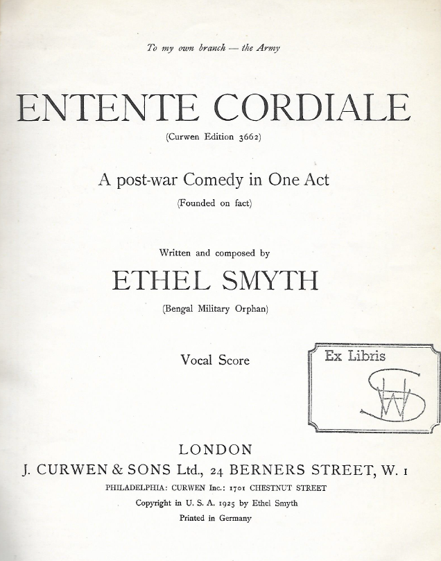 On the birthday of <a href="/DameEthelSmyth/">Dame Ethel Smyth</a>, <a href="/RetrospectOpera/">Retrospect Opera</a> is announcing its plan to record her final opera, Entente Cordiale. Read the full statement here: retrospectopera.org.uk/entente-cordia…