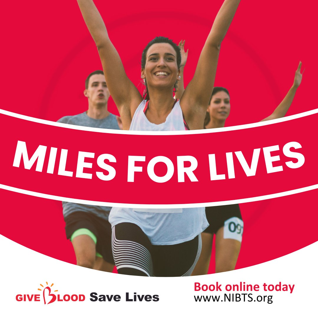 Be a #Hero on & off the Track! Are you running the #Belfastmarathon next week? Why not raise #blooddonations in your local #community as part of your sponsorship? 🏃‍♀️ #NI needs 1 blood donor roughly every 8 mins. Every blood donation saves 3 lives. 🩸❤️