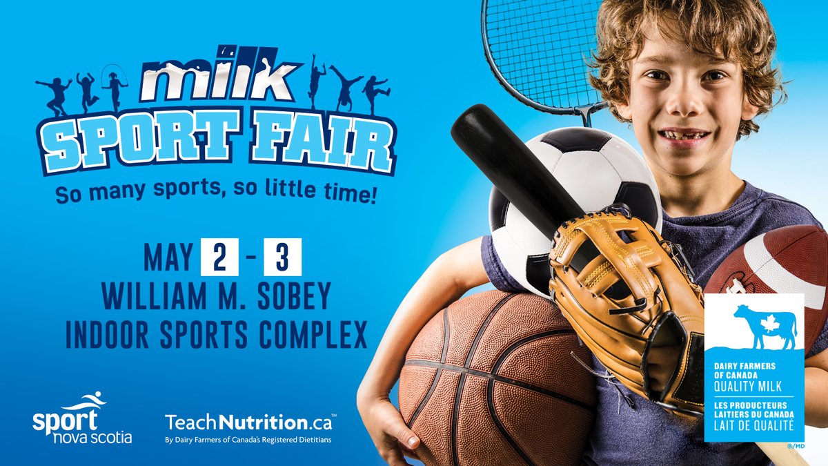 Last day to register for the Milk Sport Fair! 

Register your grade 3-8 classes for the opportunity to try a variety of sports!
sportnovascotia.ca/milk-sport-fai…
