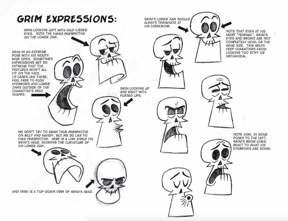 Grim expressions