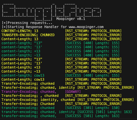 binitamshah's tweet photo. smugglefuzz : A rapid HTTP downgrade smuggling scanner written in Go : https://t.co/8qdkvtUjdH

HTTP Downgrade attacks with SmuggleFuzz : https://t.co/bNYtbrHiLT https://t.co/ALg67HfvXC