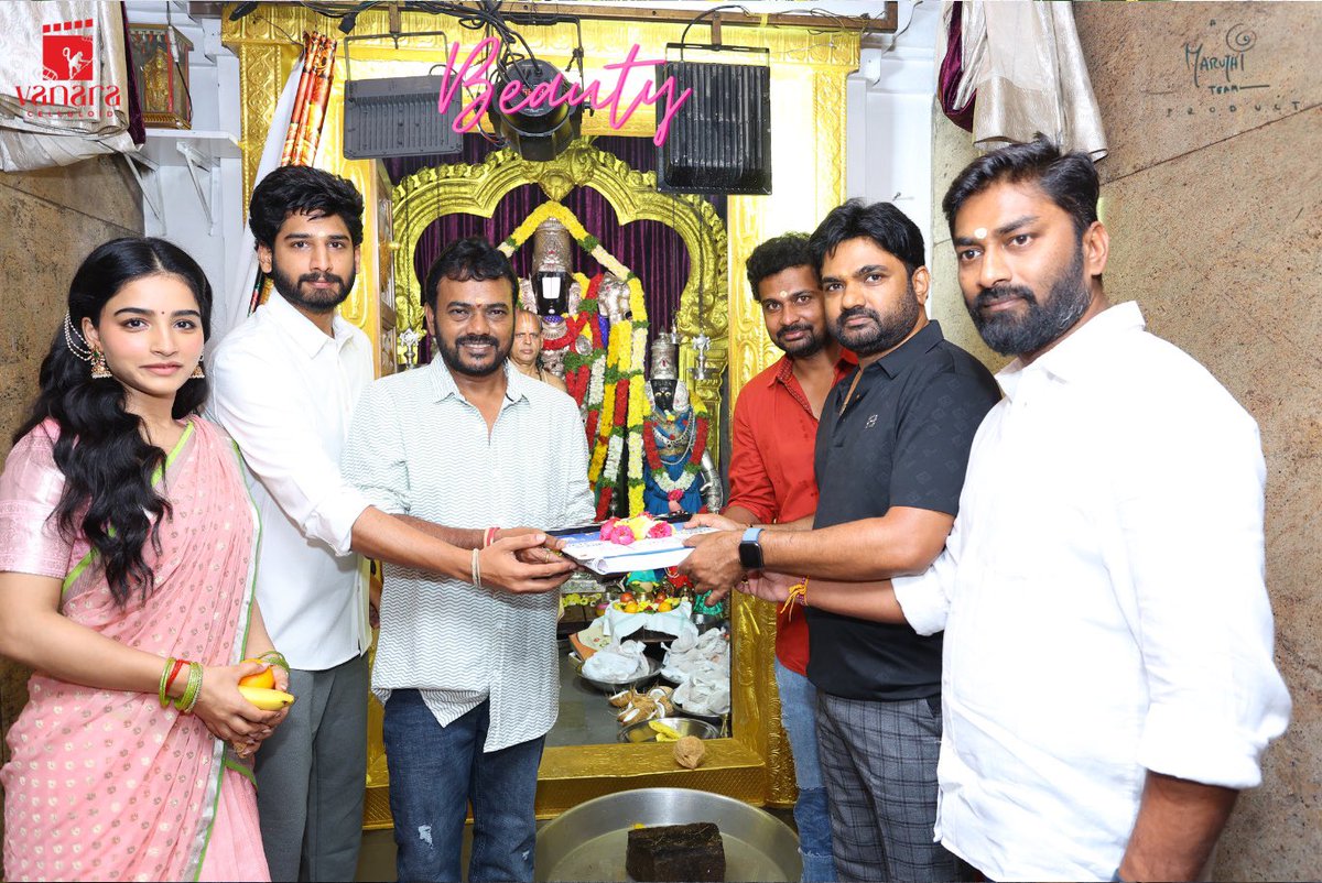 Love & family entertainer #Beauty movie launched in a style 😀

A @DirectorMaruthi team product 🧡

@IamRaoRamesh @AnkithKoyyaLive @Vishakhadhiman_ @VijaypalreddyA
@R007Subbu #MarthandKVenkatesh @VijaiBulganin @siddammanohar @vanaracelluloid @Rowthuprakash @SreedharSri4u