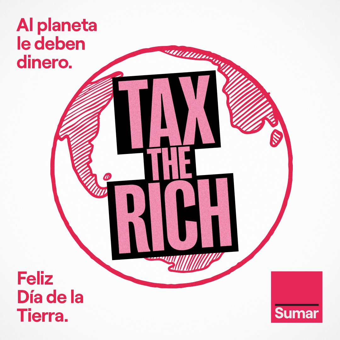 Al planeta le deben dinero.

Necesitamos un sistema fiscal justo para cuidar del planeta y de la gente.

#TaxTheRich #DíadeLaTierra