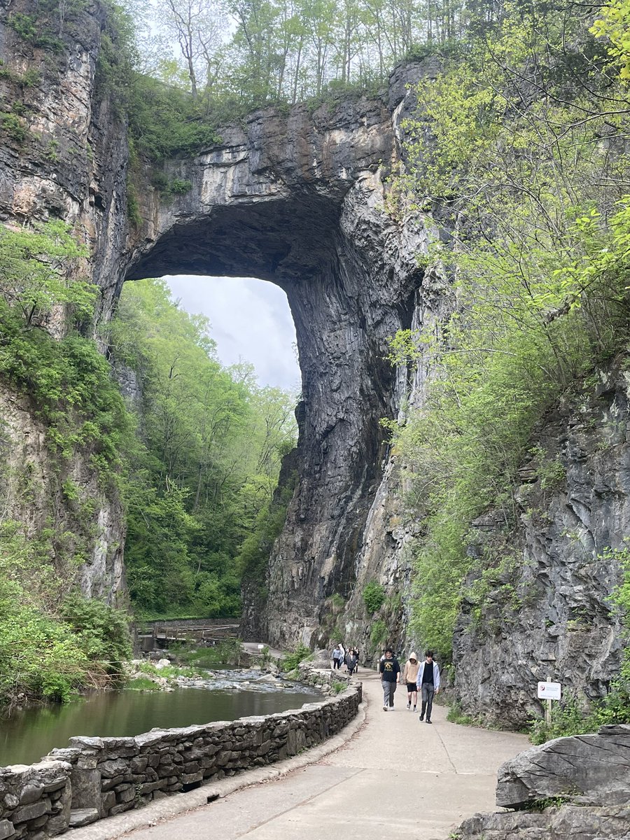 Ms. Morgan’s DE Geology students traveled to the Natural Bridge State Park and Caverns to learn about the geology formations and the history of past ownership, which included Thomas Jefferson.  We also climbed 137+ steps!  #weAreCuCPS <a href="/HighCumberland/">Cumberland High School</a>