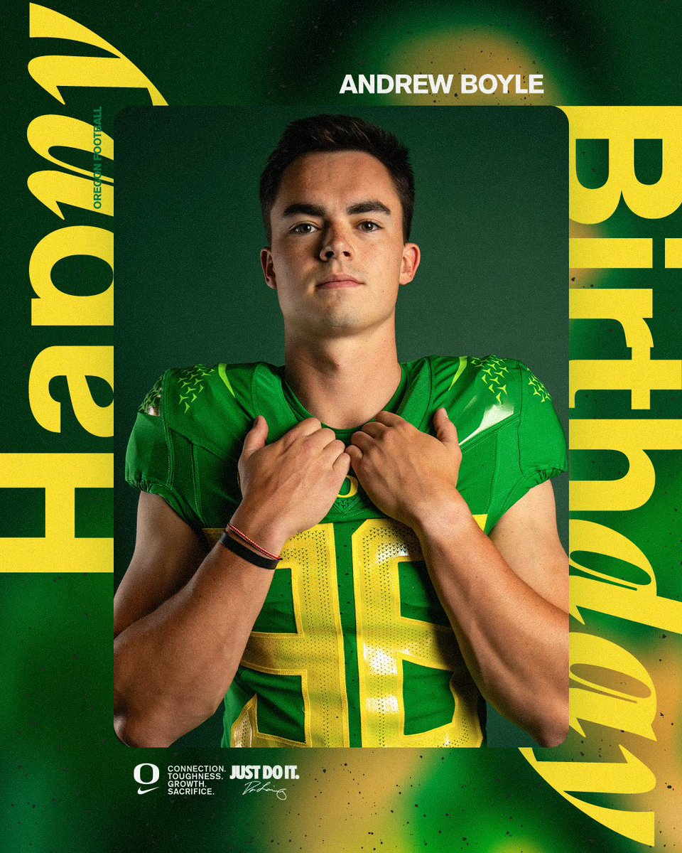 Wishing @AndrewxBoyle a happy birthday! #GoDucks