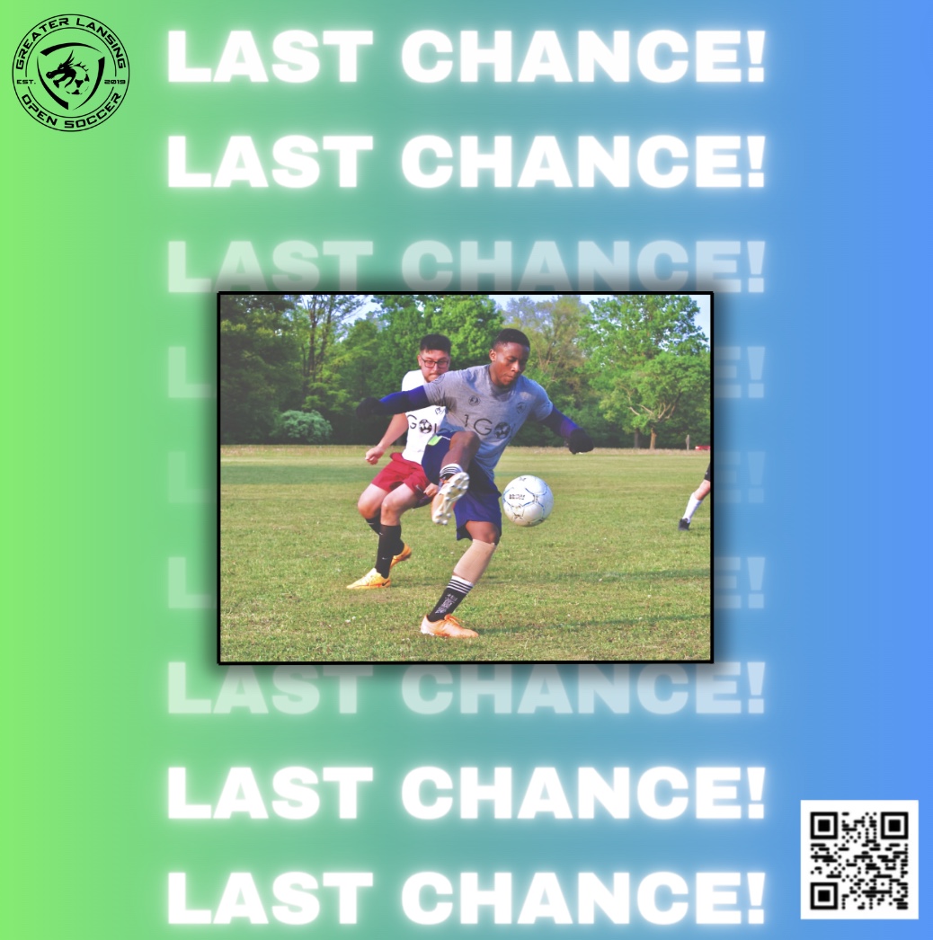 Today is the LAST day to register for the
spring season with regular pricing! After today the
price goes up $10 so register today!

glosoccer.sportngin.com/register/form/…

#soccer #lansingsoccer #fypviral #SoccerForAll
#minorityownedbusinesses