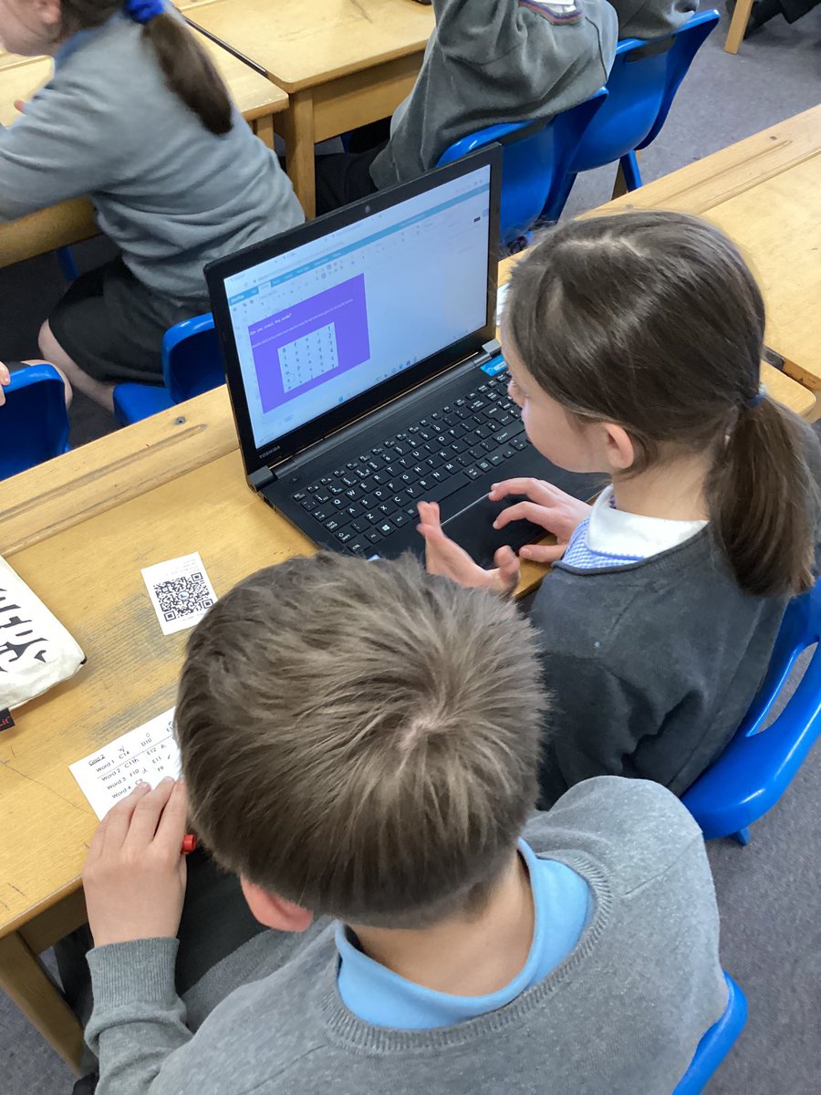 Year 5 have been looking at spreadsheets today computing. They were learning about cell references and organising data into columns and rows to create data sets.