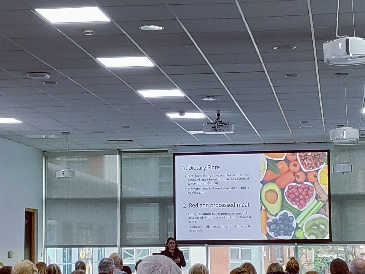 Sofía Salinas NUH Dietitian is sharing her knowledge of how people with Lynch Syndrome can use a high fibre diet to reduce the risk of bowel cancer developing.