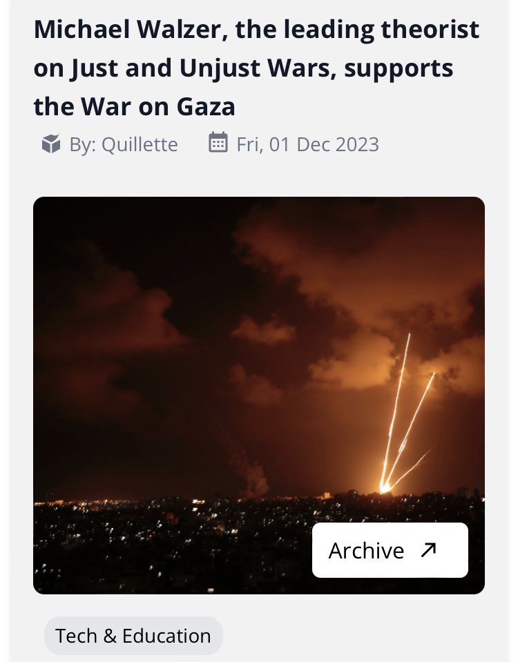 DocumentingGaza's tweet photo. @PeruginiNic Walzer has declared its support for the unjust war as early as 1st of Dec. We will log this entry and other forms of individuals or institutional support for the Genocide under “Tech & Edu”
It’s time to dethrone unethical academics.
#GazaGenocideTimeline https://t.co/VBvwU4dNNb