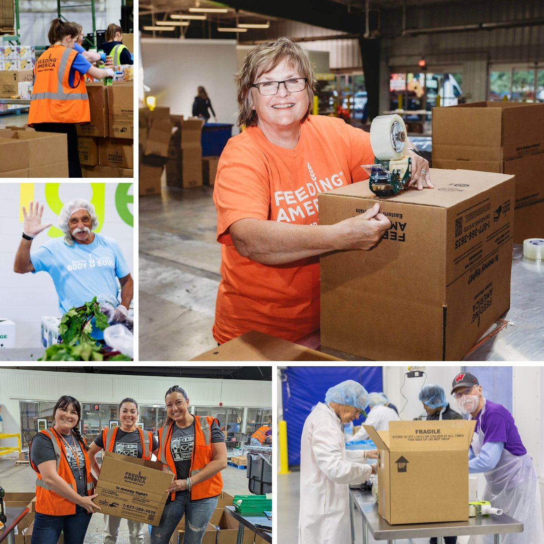 During National Volunteer Week (April 21-27) we wanted to take some time to say how much our hearts overflow with gratitude for the extraordinary commitment and selflessness of each volunteer at Feeding America Eastern Wisconsin. Every hour and every effort you contribute makes