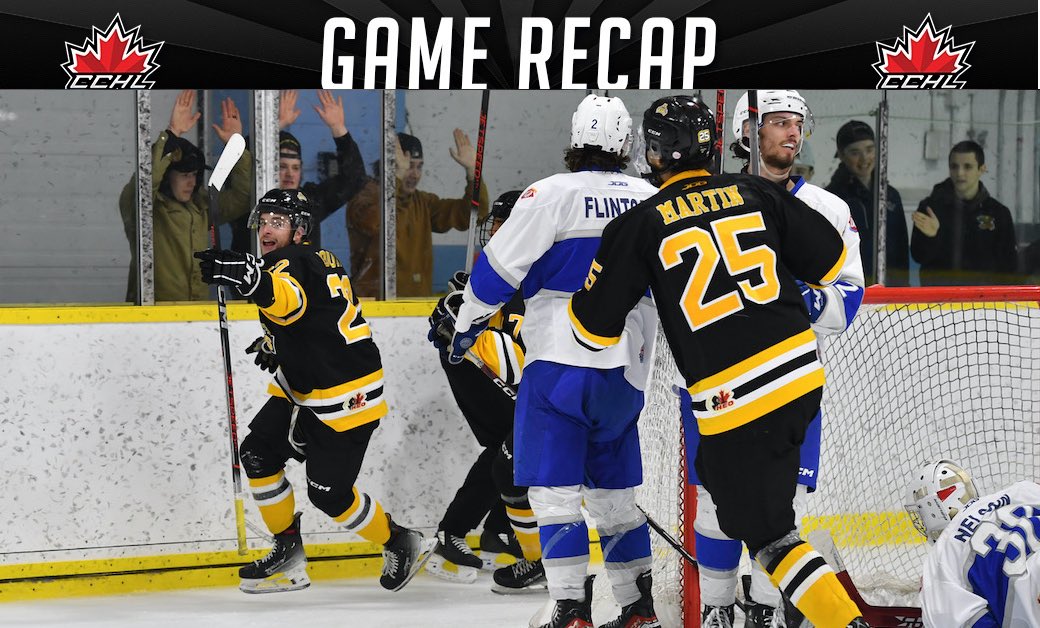 Last night the @SFBears won in overtime to tie up the final series🔥 🗞️ | thecchl.ca/cchl-recap-bea… 📸 | icelevel.com