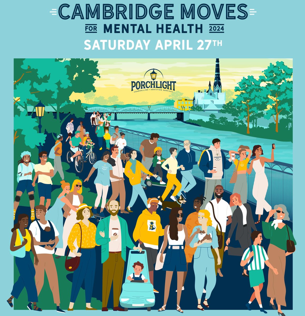 Cambridge Moves for Mental Health is this Saturday, April 27th.

We've raised $8235 of our $25000 goal to support accessible &amp; affordable Mental Health services in Cambridge &amp; North Dumfries!

Please help us reach our goal by signing up or donating:

porchlightcnd.org/cm4mh