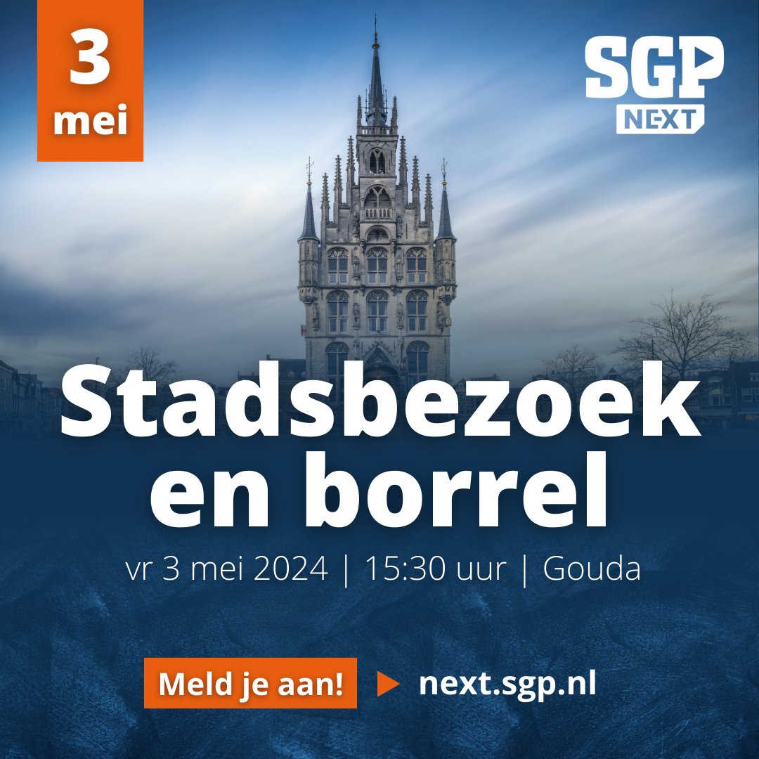 SGP_Next's tweet image. Meld je nu aan voor eerstvolgende evenement van @SGP_Next! Maak kennis met het Joodse verleden van Gouda. Daarna: een stadswandeling o.l.v. @PieterVerhoeve en een gezellige borrel. Ga naar next.sgp.nl/actueel/agenda… voor meer informatie.