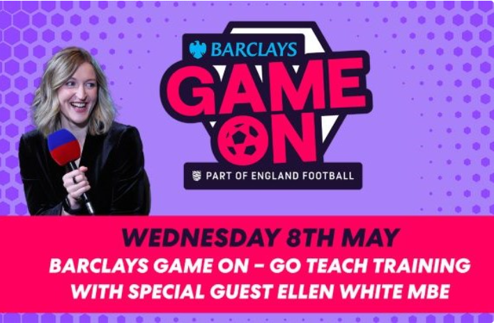 ⚽️It's Football Friday!⚽️ An amazing opportunity for SECONDARY school teachers to access Go Teach training with special guest @ellsbells89 on 8th May! Head to girlsfootballinschools.org to register! @YouthSportTrust #letgirlsplay #girlsfootballinschools