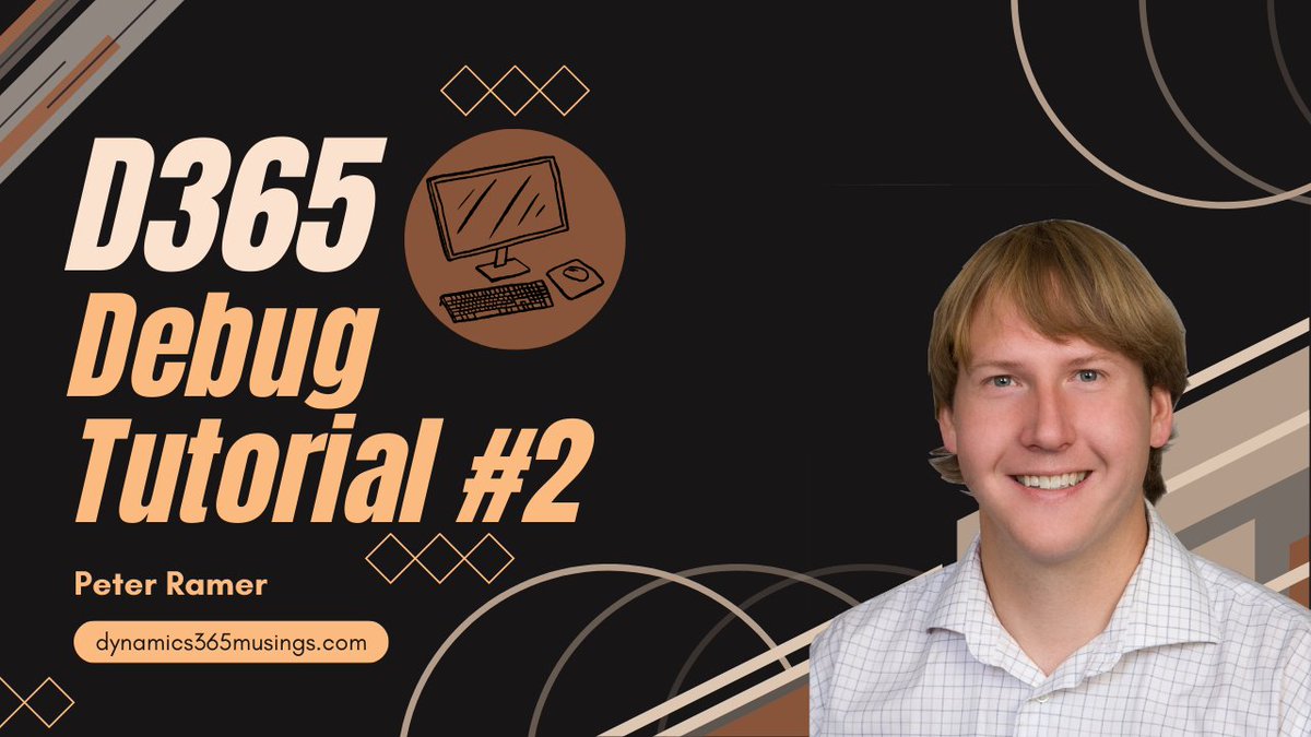 In this second D365 debug tutorial, learn new techniques and gain practice in debugging and solving error messages.
#Dynamics365 #Dynamics365Musings #MSDyn365 #MSDyn365Community #DYN365O #D365FO #Microsoft #d365ug #xppgroupies #D365 #DebugTutorial #Debug
dynamics365musings.com/d365-debug-tut…