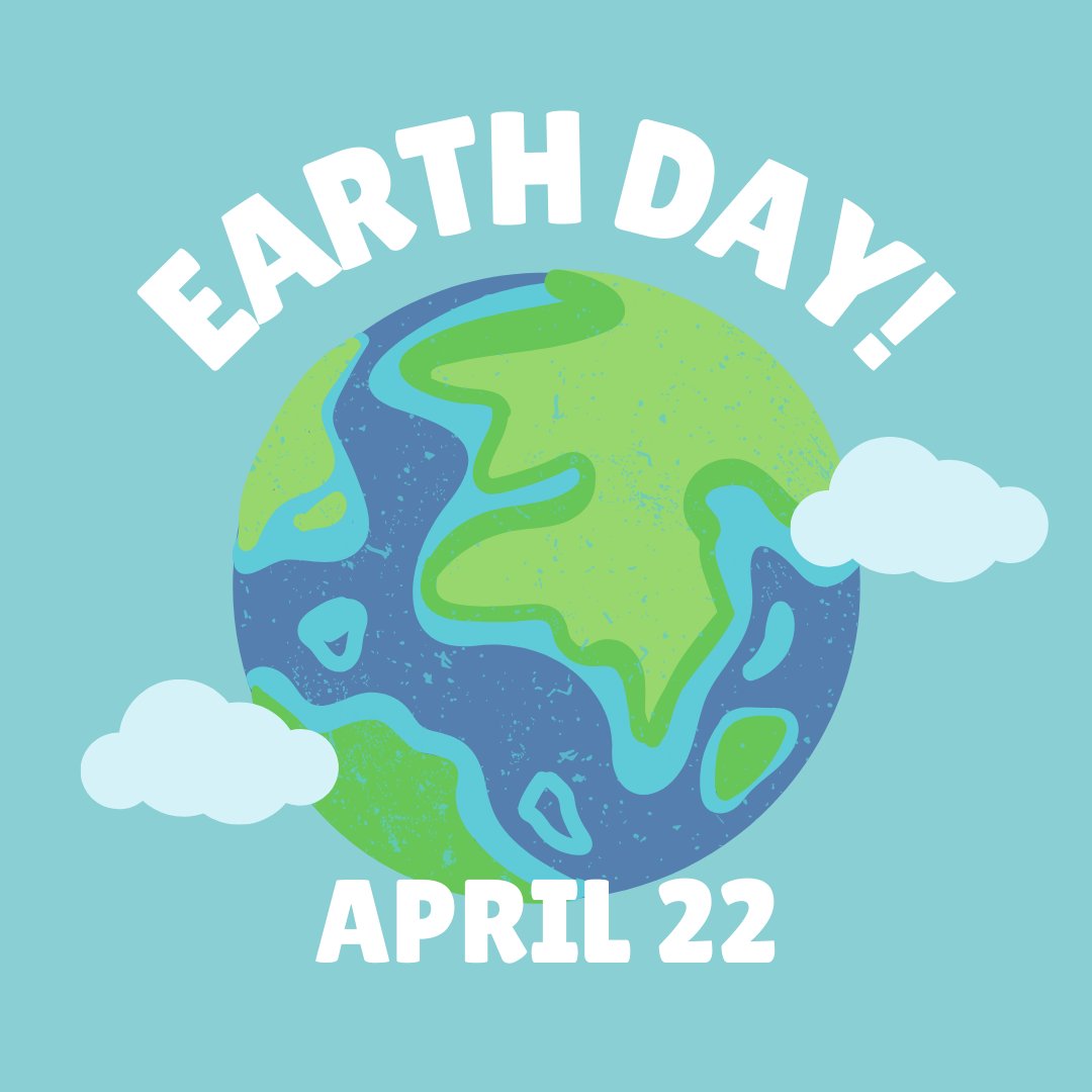 Happy Earth Day from FCPS! 🌍 Earth Day is an annual event which takes place on April 22 to demonstrate support for environmental protection. Visit earthday.org for more information!