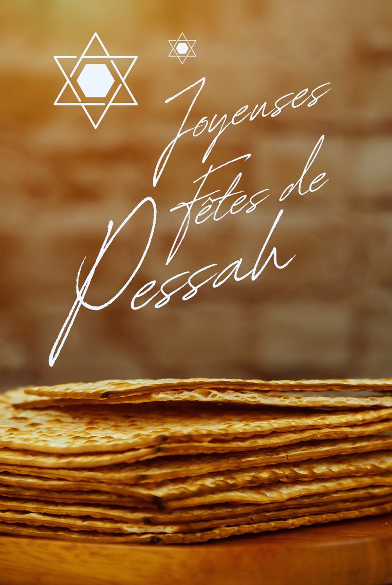 Je souhaite de belles fêtes de #Pessah à nos concitoyens de confession juive.