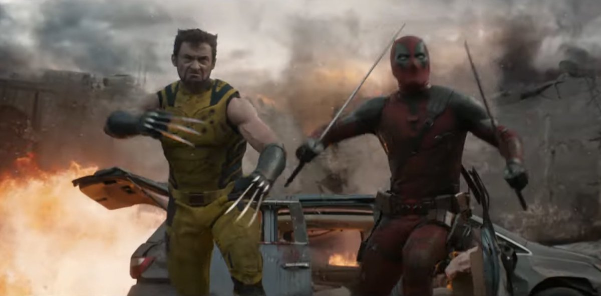 hllndlipa's tweet photo. Siempre lo voy a decir, gracias Ryan Reynolds por traer devuelta a Hugh Jackman como nuestro Wolverine una vez mas #DeadpoolAndWolverine https://t.co/J6hNFfiaHO