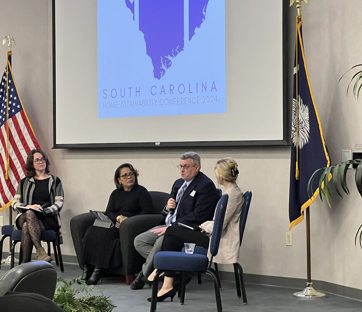 Kicking the morning off with a discussion on the intersection of workforce realities and housing needs. Shout out to <a href="/bpgrady/">Bryan P. Grady, Ph.D.</a>, <a href="/habitatSC_org/">Habitat for Humanity South Carolina</a> Board Member, for sharing his expertise. 🏡🏘️