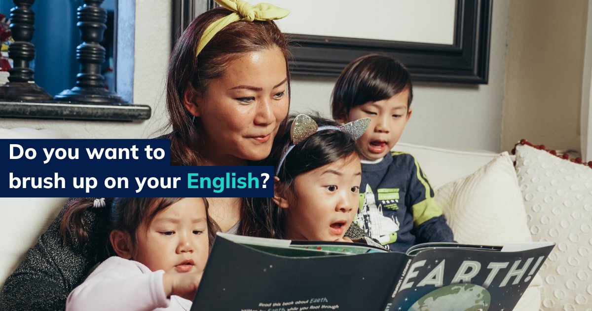 English is needed for everyday communication. Do you want to brush up on your English to make shopping trips and bedtime story reading easier? Free English training is on offer at our centre every Thursday. Email us at empteam@solihull.gov.uk to find out more.