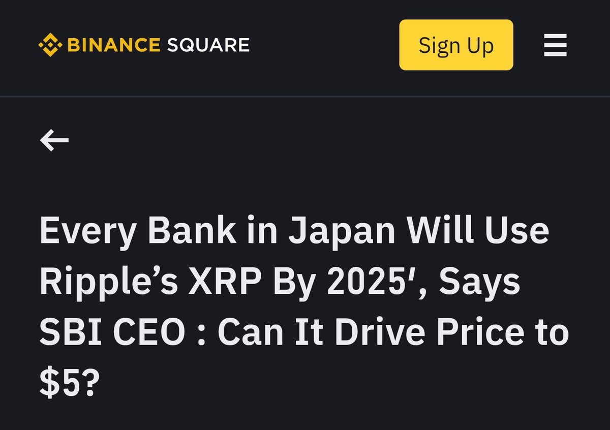 BOOOOOOOOOOOOOOOOOOM!!! SBI CEO says: 'Every Bank in Japan will use #XRP by 2025.' Ripple CEO says: '2024 will be big.' Something big is going to happen this year! 🚀📈