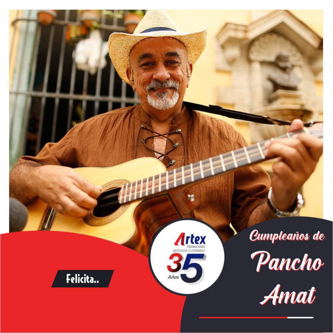 Capaz de conmovernos con su arte y sabiduría, cubano defensor de los valores más genuinos de la cultura,un día como hoy de 1951, nació en Güira de Melena, Don Pancho Amat, el tresero Mayor de Cuba ¡Muchas Felicidades Maestro! #SomosArtexCuba #PorCubaJuntosCreamos #CubaEsCultura