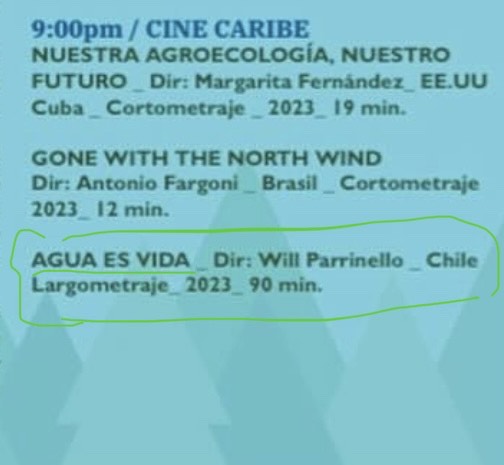 La Embajada de 🇭🇳 en 🇨🇺 se complace en acompañar el Festival Internacional de Cine y Medio Ambiente del Caribe, en el que se presentará el Documental estadounidense Water For Life/ Agua es Vida, de Will Parrinello.
Una de l@s 3 protagonistas es #BertaCáceres 🇭🇳🫀💧🌎 🎥.