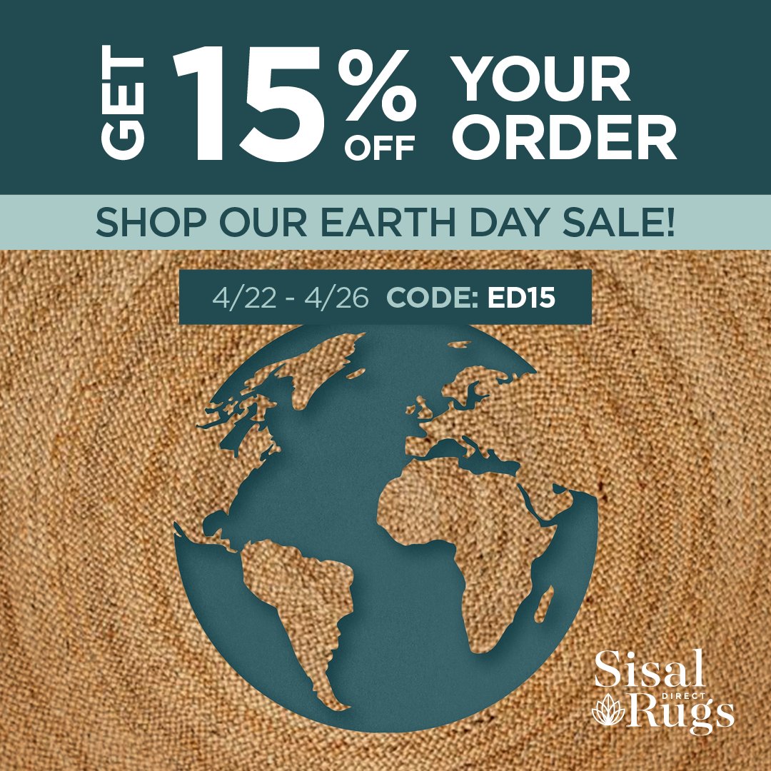 🌎This Earth Day, get yourself a rug made from materials that are both natural and sustainable.

Shop our holiday sale today to save 15% on your order: bit.ly/3Ikm3vo

#RugSale #InteriorDesign #SustainableChoices #EarthDay