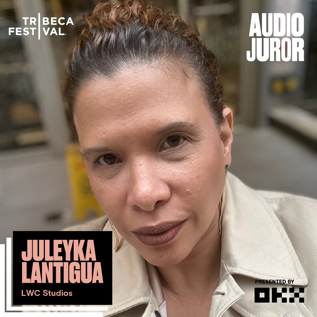 Next up on the Tribeca Audio jury, @JuleykaLantigua! Juleyka is the Founder/CEO of the Peabody-nominated and award-winning @LWCstudios, whose mission is to support and amplify the work of #creators from the margins in digital #audio and #film. #Tribeca24