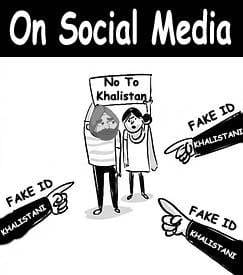 When we demand peace and not #Khalistan, only fake accounts report us. #RealSikhsAgainstKhalistan