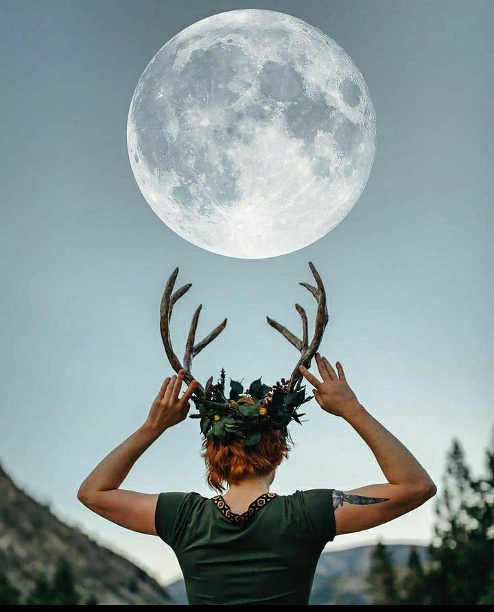 To all my Pagan brothers and sisters… Keep the Moon in Monday and hail Máni…🌕